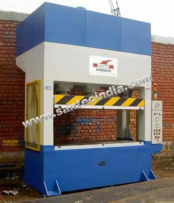 Hydraulic Deep Drawing Press With Bottom Cushioning Arrangement